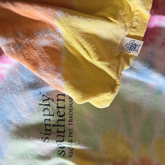 Simply Southern Blue Cotton Shirt - Picture 6 of 6